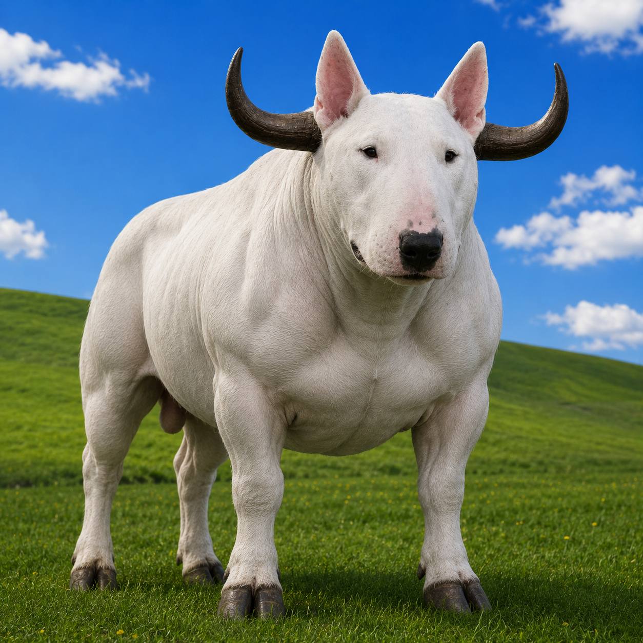BULLTERRIER mascot avatar
